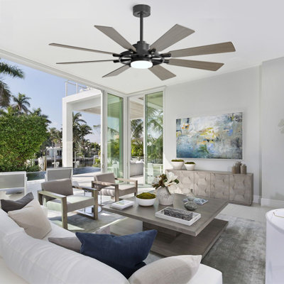 Antoinesha Ceiling Fan with LED Lights