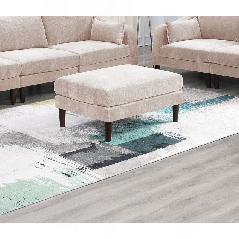 Magnifique repose-pieds en tissu avec repose-pieds en tissu Morgan, Rose