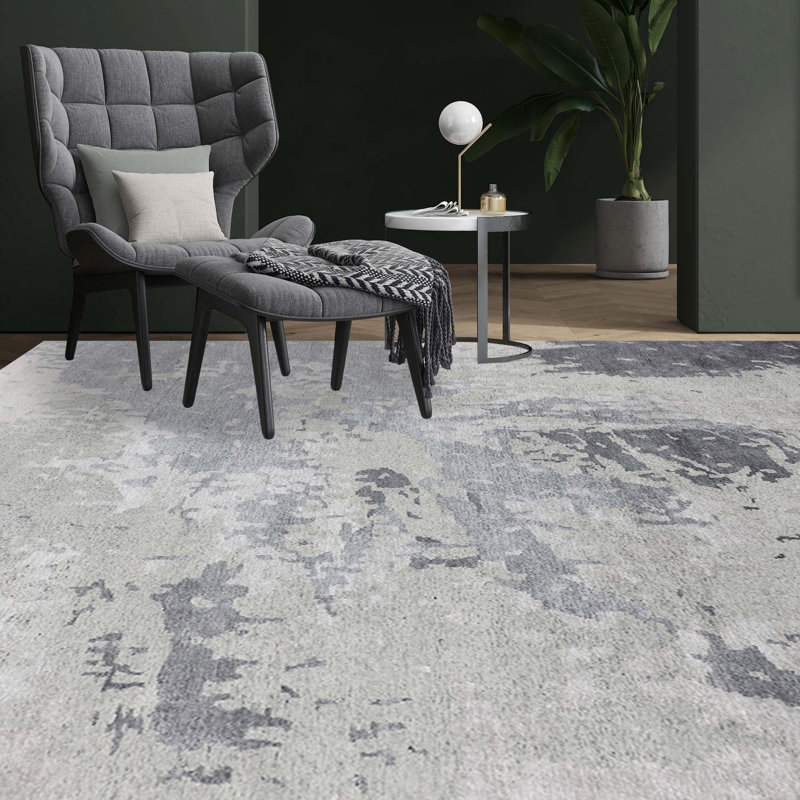 Abstract Area Rug, Rectangle 2' x 3'