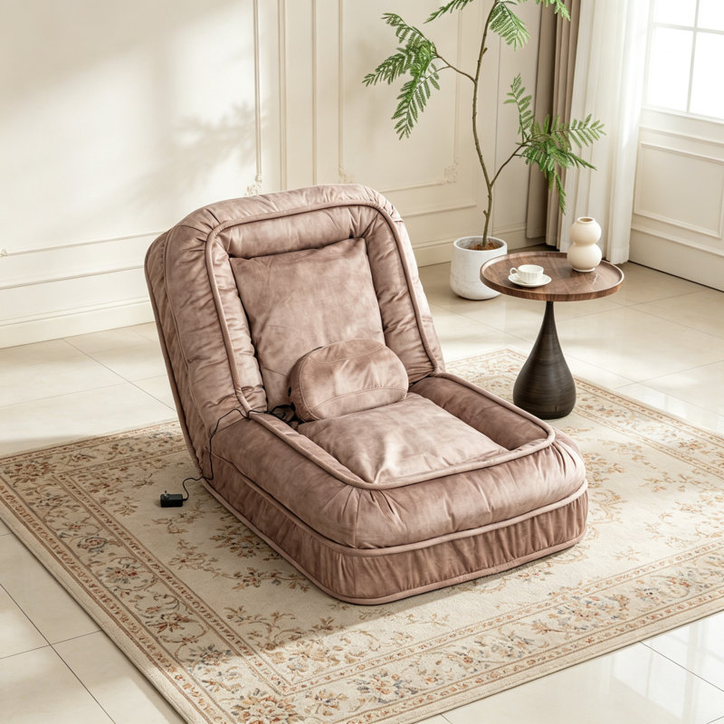 Boneless Adult Upholstered Pets Human Dog Sofa, Brown