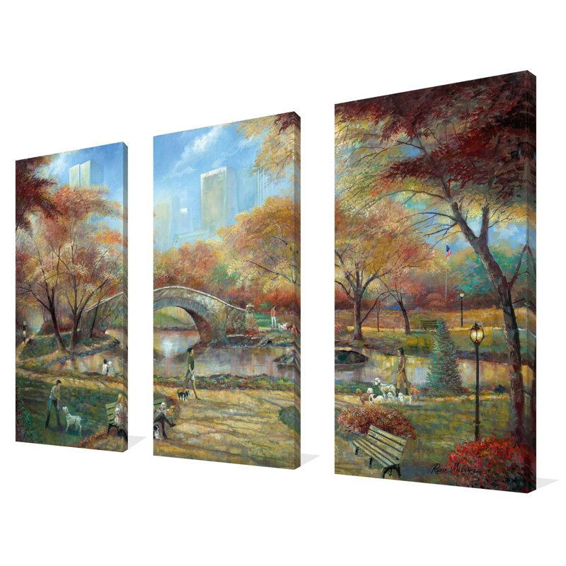 " Dog Park " 3 - Pieces, 48" H x 36" W x 0.75" D