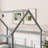 Kids House Floor Wooden Bed With Roof Frame, Safety Guardrails-1447645588-1447645675