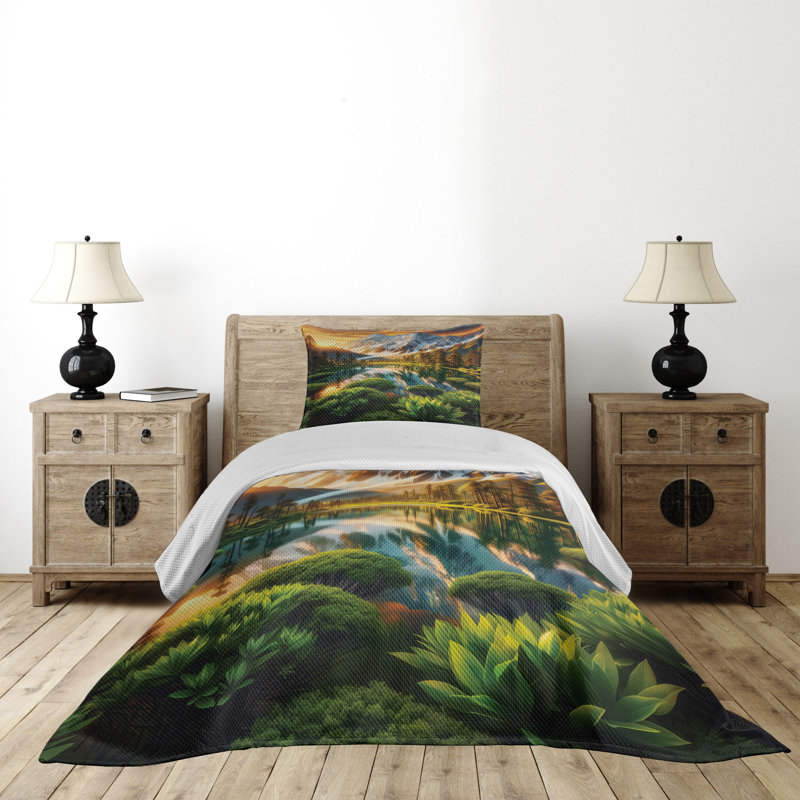 Polyester Coverlet, Twin Coverlet + 1 Standard Shams