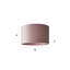 20cm H Velvet Drum Pendant Shade ( Screw On )-137702864-188958262
