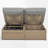 47.22" Wide Wicker Outdoor Patio Daybed-894542542-894542541