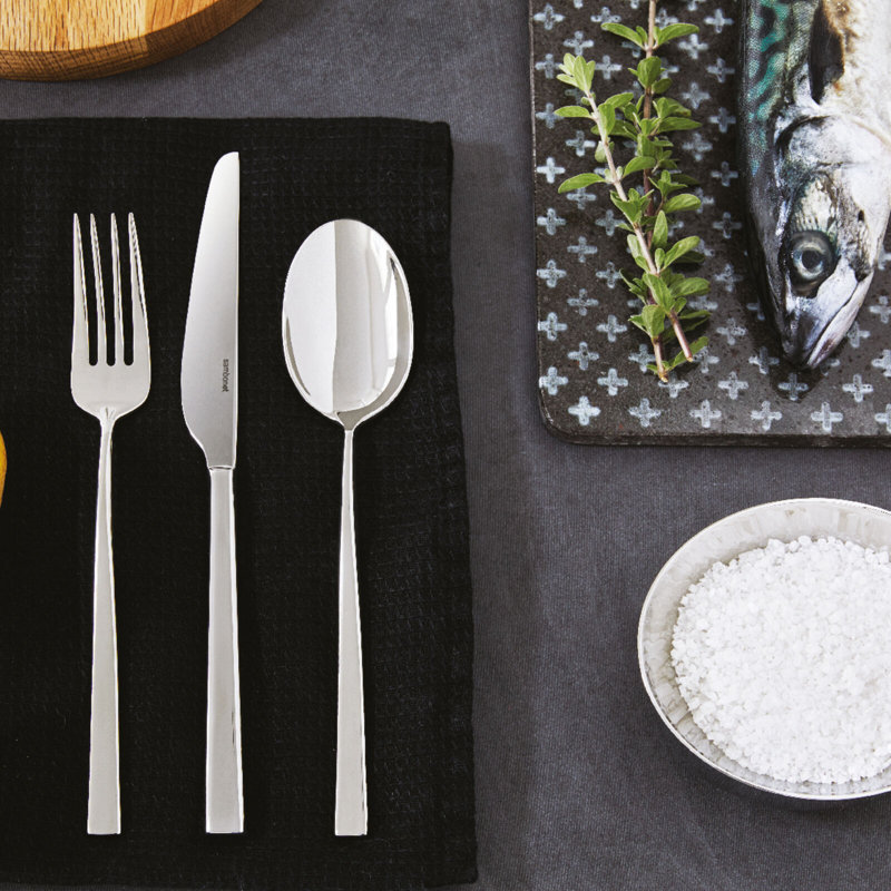Linea Q Stainless Steel Serving Spoon