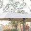 Parasol 14,8 pi kaki double face - Rouille - Cadre pour structure de support de parasol de patio extérieur-216134189