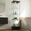 Vitrine moderne en verre avec tiroir-534230174
