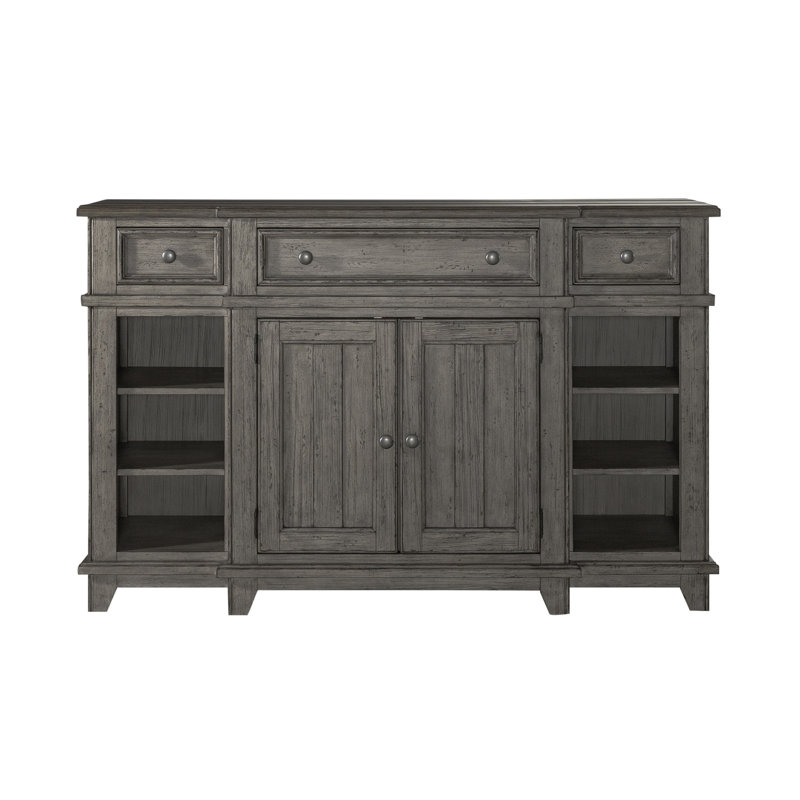 Cogan 66'' Sideboard, Gray/Brown