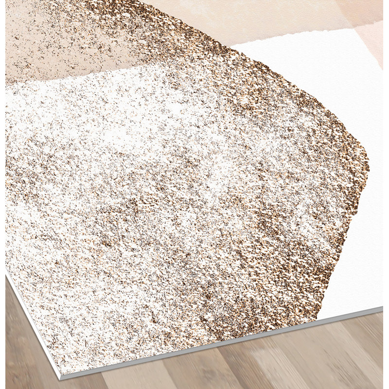 Rouba Vinyl Machine Printed Area Rug, Rectangle 133 x 200cm