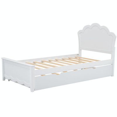 Ela Wood Platform Bed with Headboard