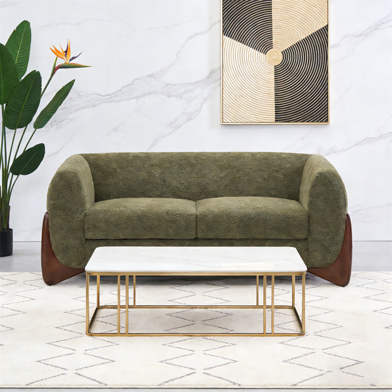 Causeuse, Vert olive