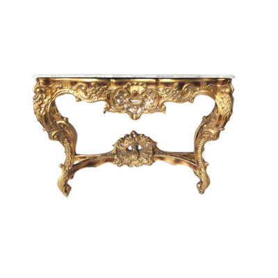 Rosia 62.6'' W Marble Console Table