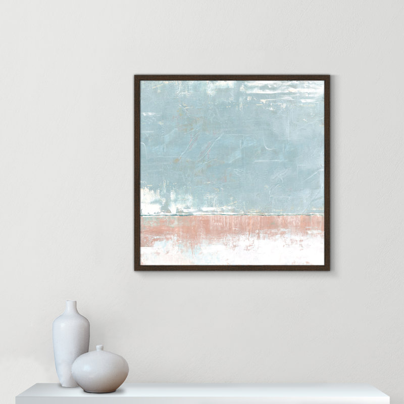 Foundation Foundation par Denise Brown, H 27,5 po x l 27,5 po x P 0,75 po, Papier avec cadre photo noyer, No Mat