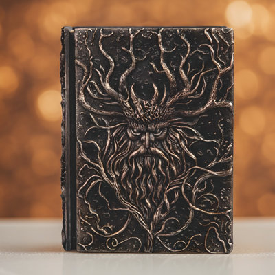 7.5"Long Color Bronze Tree Spirit NoteBook