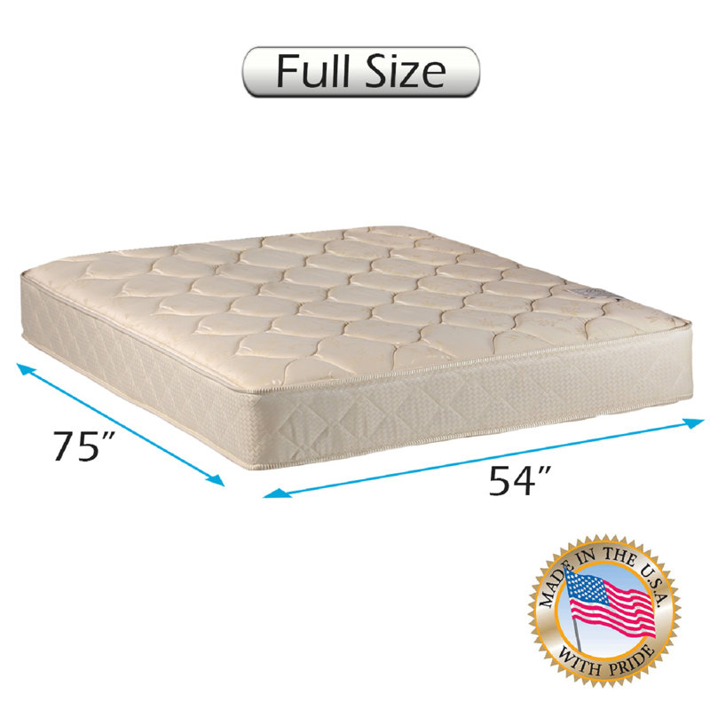 Mccready Two-Sided 9" Firm Innerspring Mattress, Full/Double