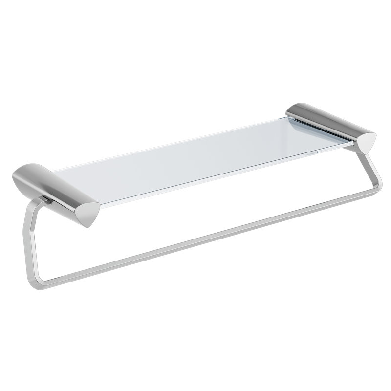 Porte-serviettes mural Zura, Chrome