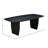 Luna 87" Oak Dining Table, Black Oak-199242984