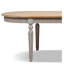 Table de salle à manger ovale en bois récupéré 94 po Colette
