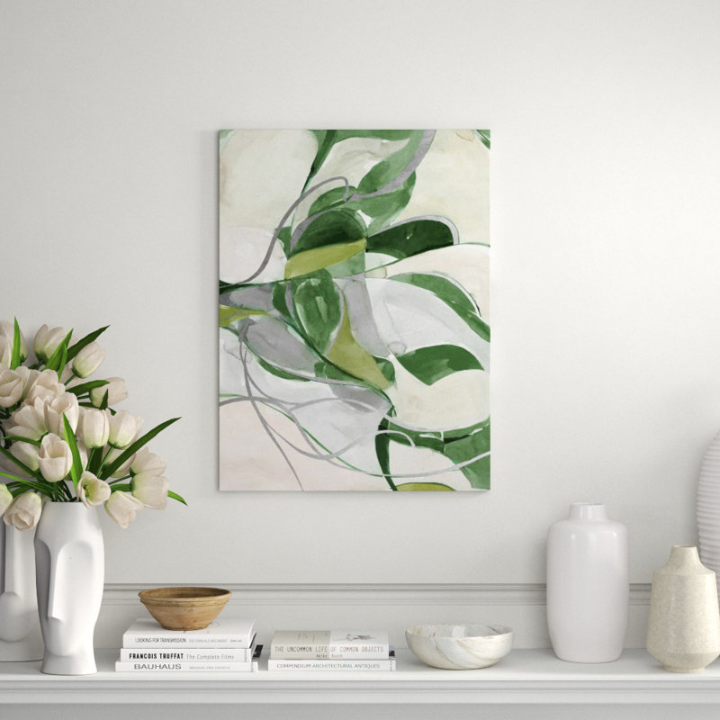 Into The Green II Painting by Fern Cassidy, 72" H x 54" W x 1.5" D, Glass Coat