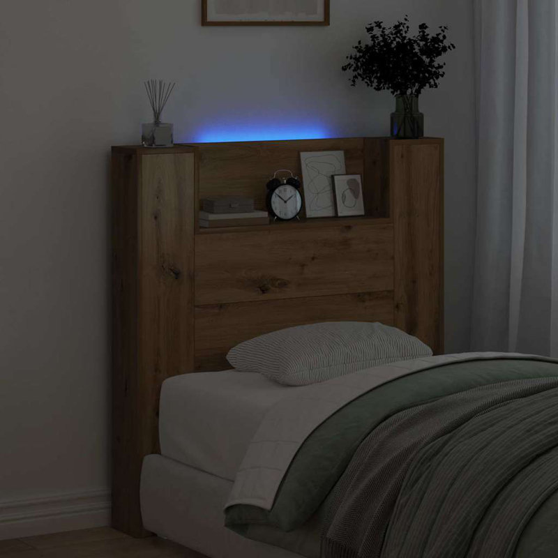 Headboard, Artisan Oak, Twin