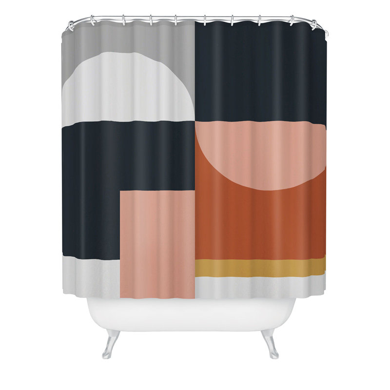 Geometric Shower Curtain