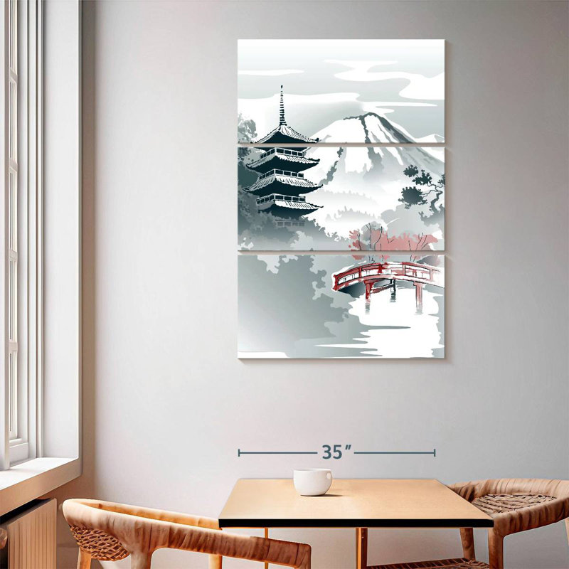 Nicci Japanese Bridge, 65" H x 42" W