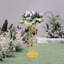 Gold Metal Top Flower Display Stand