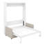 Lit escamotable double avec coussin-352963424