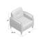 Fauteuil capitonné l 30 po Fabiano-15047468