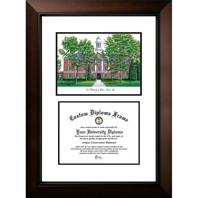 Cadre photo de diplôme de l’université héritée du maine NCAA