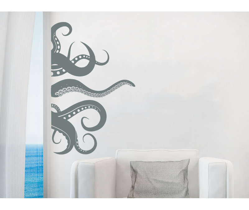 Plants & Flowers Wall Sticker / Decal, Gray