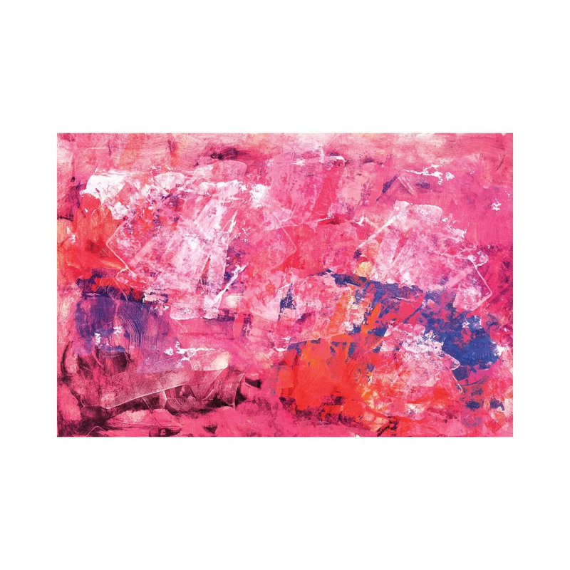 Red Time by Maximiliano Casal - Wrapped Canvas Painting, 101.6 cm H x 66.04 cm W x 3.175 cm D