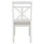 Ensemble de table de salle à manger extensible Retro avec chaises rembourrées-595393015