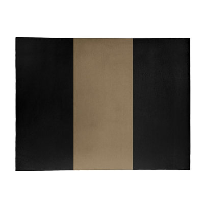 Gold/Black Area Rug