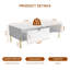 Table basse Mid-Century moderne avec tiroirs doubles-1924070325