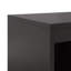 Buffet vidaXL standard noir en acier laminé à froid 39,6 po x 15,4 po x 42,1 po
