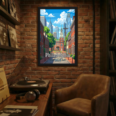 Scénario et paysages urbains Philadelphia, États-Unis, paysage urbain, Street View