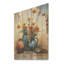 Floral Floral Rustic Charm Pottery II - Boho Pottery sur impression de bois-774495933