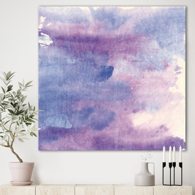 " Watercolor Purple Haze II " Painting Print