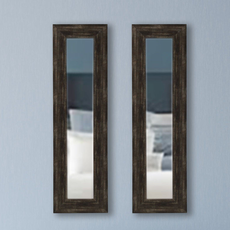Flat Wall Mirror, 25.5" H x 9.5" W