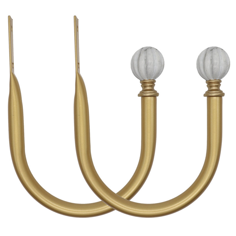 Ledeen Adjustable Curtain Holdback, Gold