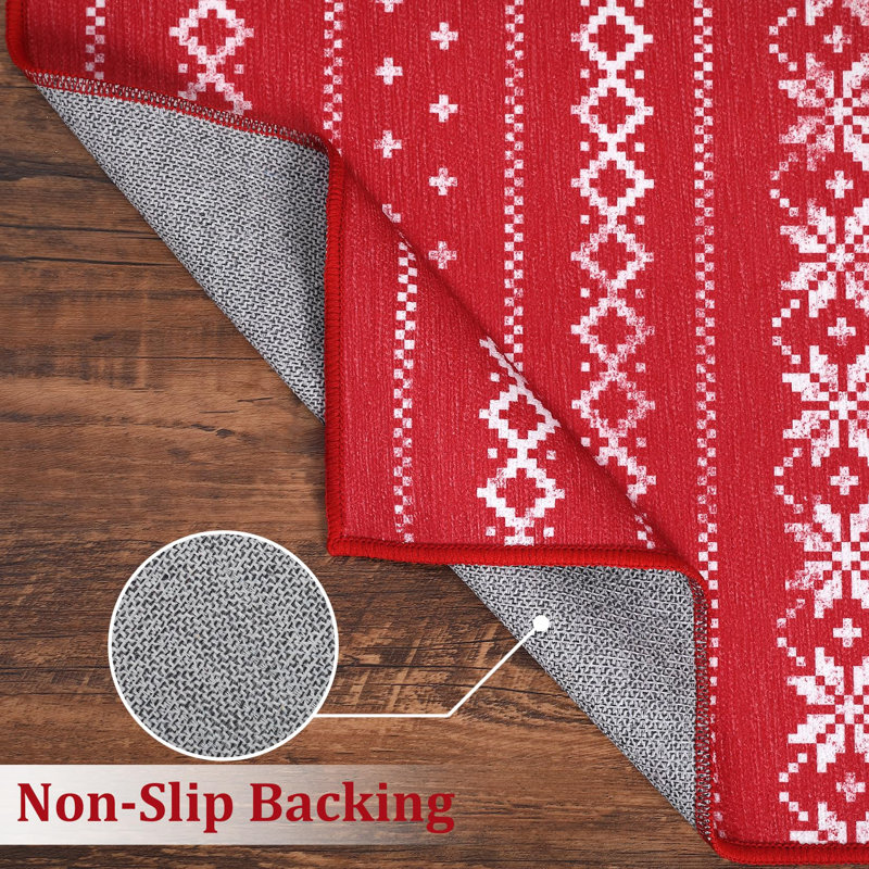 Machine Printed Area Rug, Runner 60 x 180 cm