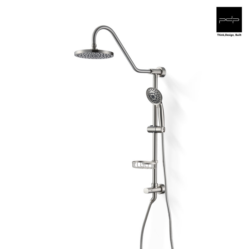 Rain Handheld Shower Head 2.5 GPM GPM, Brushed Nickel