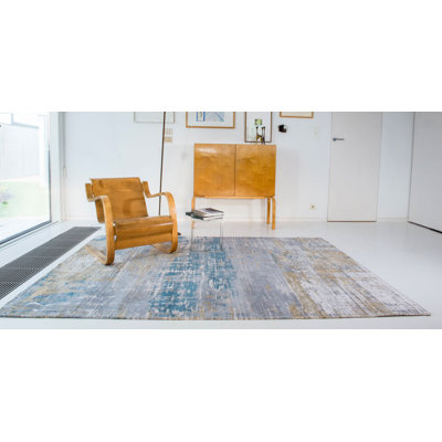 Atlantic Streaks Abstract Area Rug