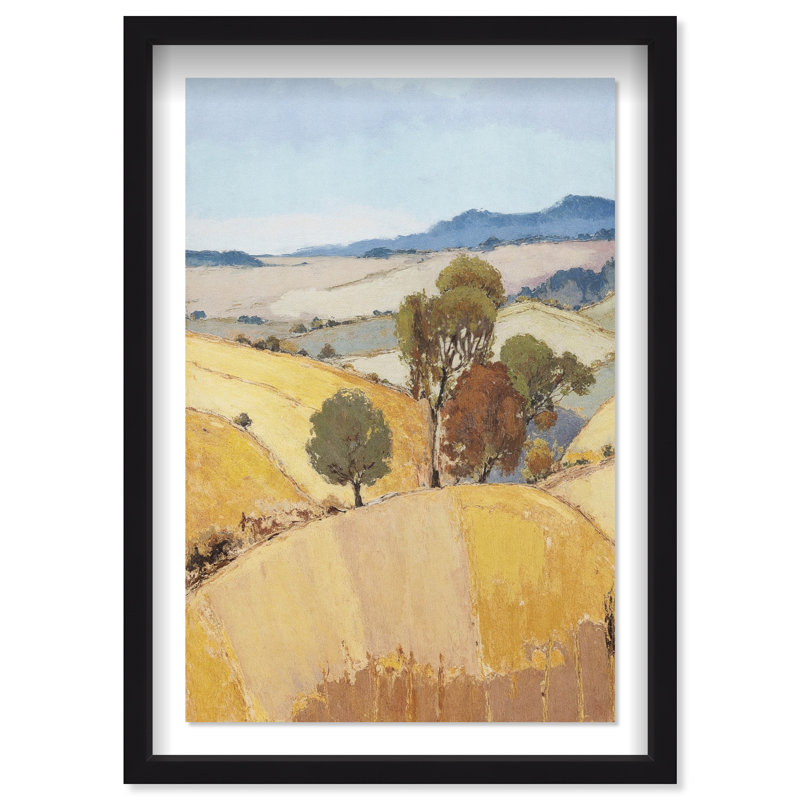 From Home Framed Graphic Art, 25.5"H x 37.5"W, Natural Oak Shadowbox