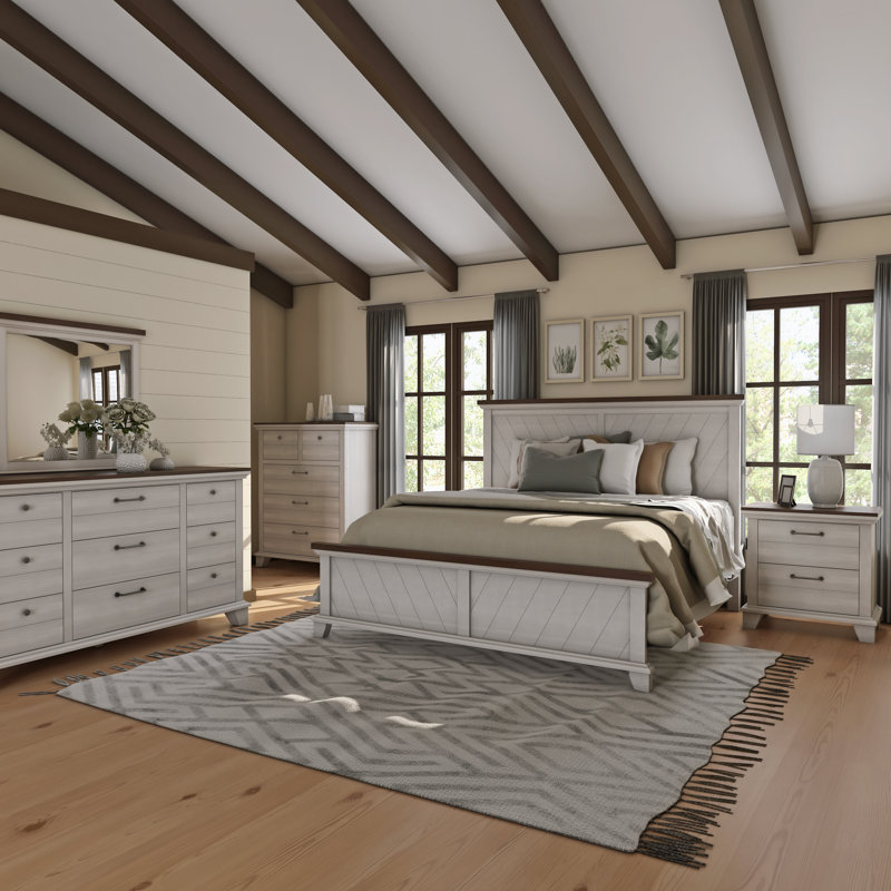 Elgin 42'' W 5 - Drawer Dresser, Ivory