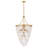Myra 8 - Light Steel Dimmable Chandelier