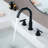 Widespread 2-handle Bathroom Faucet with Drain Assembly-73695305