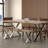 Bellmead 82 in. Wood and Metal Dining Table-522008645
